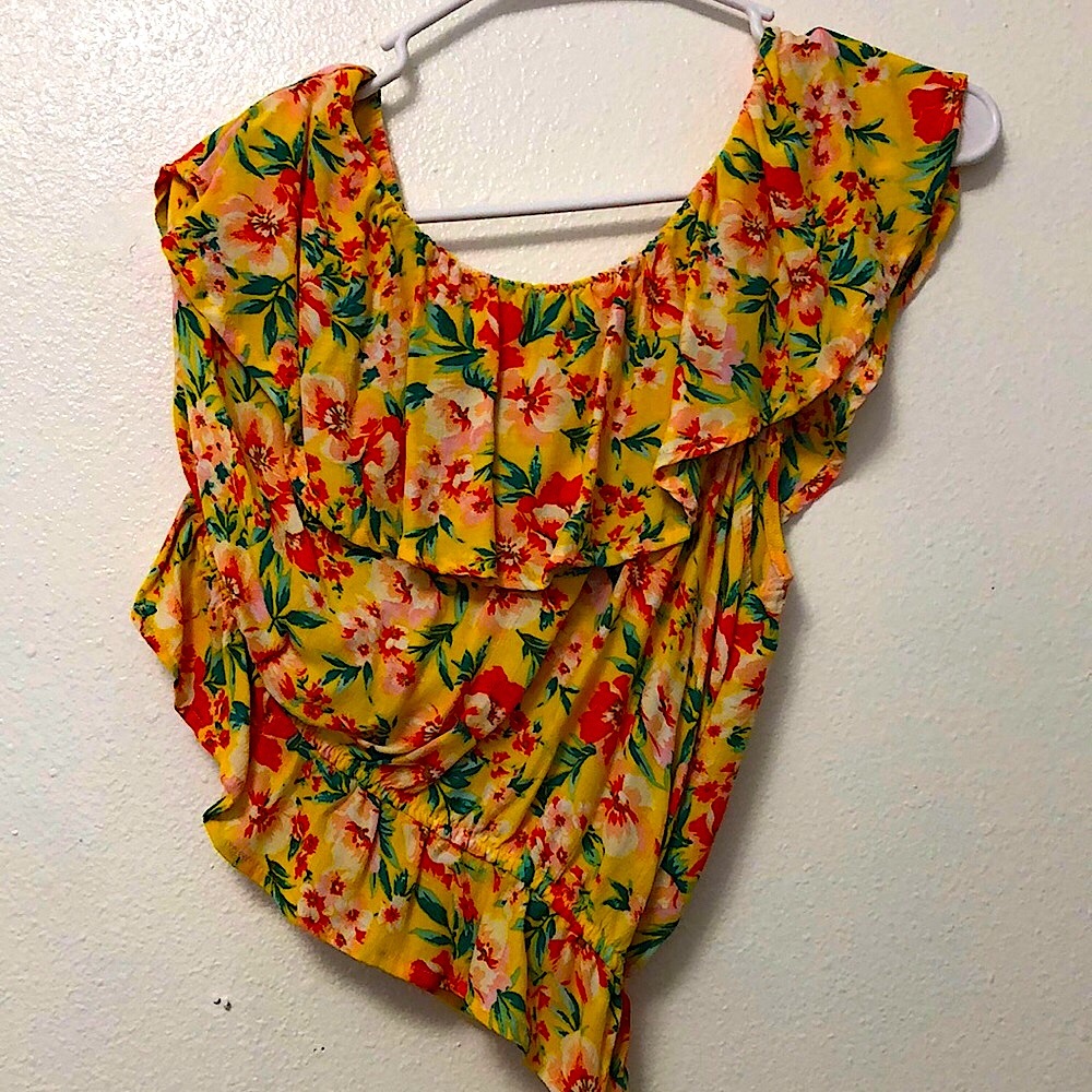 American Eagle one shoulder blouse